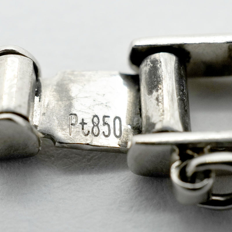 【6khf0041】喜平 ネックレス Pt850 プラチナ 6面 ダブル 55.4cm 28.9g キヘイ【中古】メンズ レディース ユニセックス