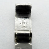 【6khf0041】喜平 ネックレス Pt850 プラチナ 6面 ダブル 55.4cm 28.9g キヘイ【中古】メンズ レディース ユニセックス