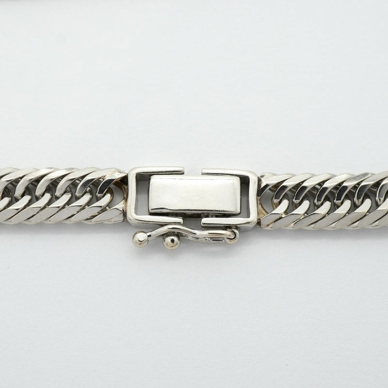 【6khf0042】喜平 ブレスレット Pt900 プラチナ 8面 トリプル 20.2cm 20.7g キヘイ【中古】メンズ レディース ユニセックス