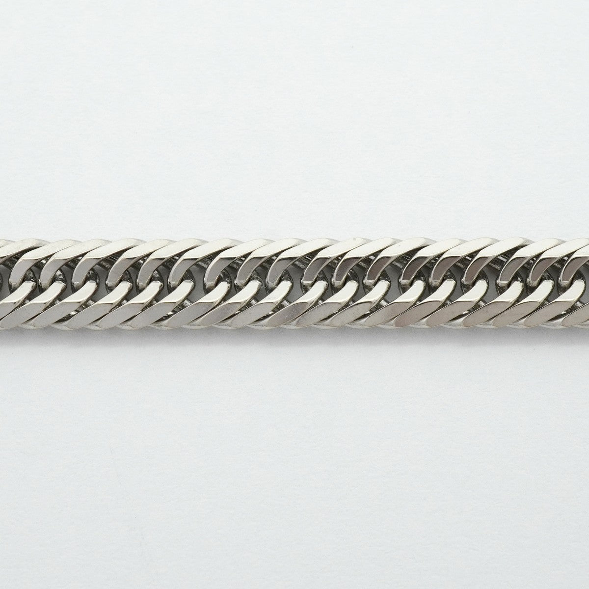 【6khf0042】喜平 ブレスレット Pt900 プラチナ 8面 トリプル 20.2cm 20.7g キヘイ【中古】メンズ レディース ユニセックス