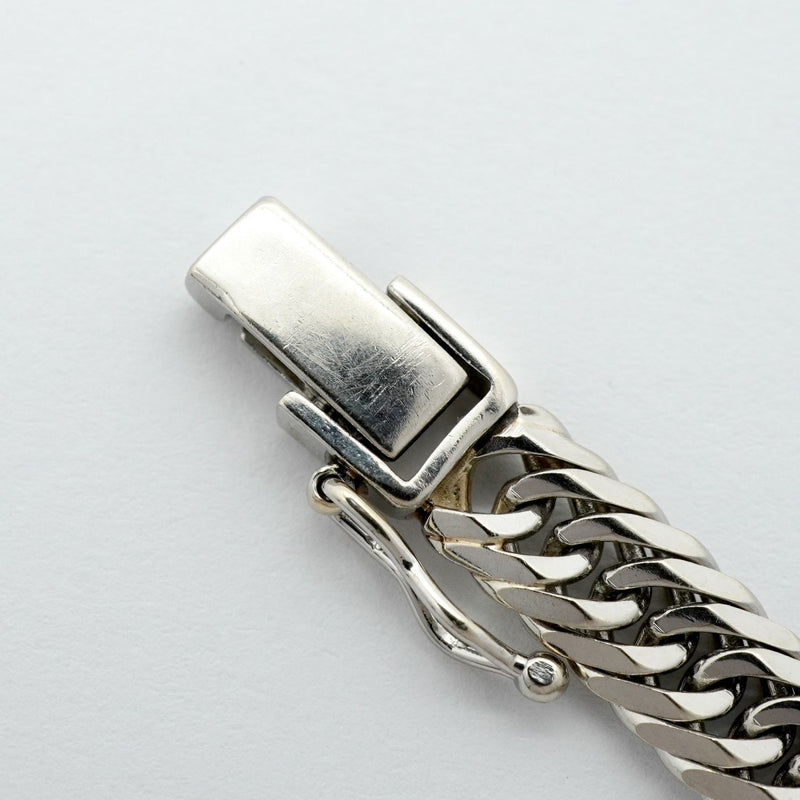【6khf0042】喜平 ブレスレット Pt900 プラチナ 8面 トリプル 20.2cm 20.7g キヘイ【中古】メンズ レディース ユニセックス