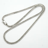 【6khf0043】喜平 ネックレス Pt850 プラチナ トリプル 12面 51cm 30.3g キヘイ【中古】メンズ レディース ユニセックス