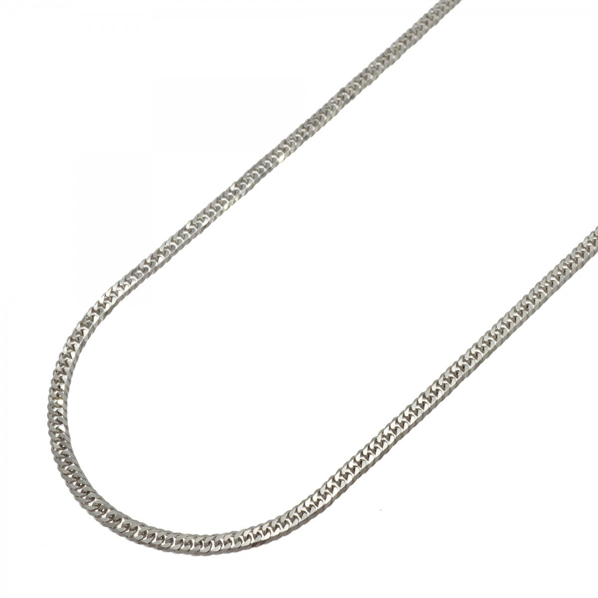 【6khf0044】喜平 ネックレス Pt850 プラチナ 6面 ダブル 50.2cm 12.8g キヘイ【中古】メンズ レディース ユニセックス