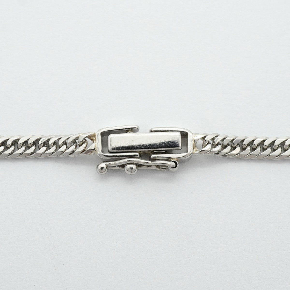 【6khf0044】喜平 ネックレス Pt850 プラチナ 6面 ダブル 50.2cm 12.8g キヘイ【中古】メンズ レディース ユニセックス