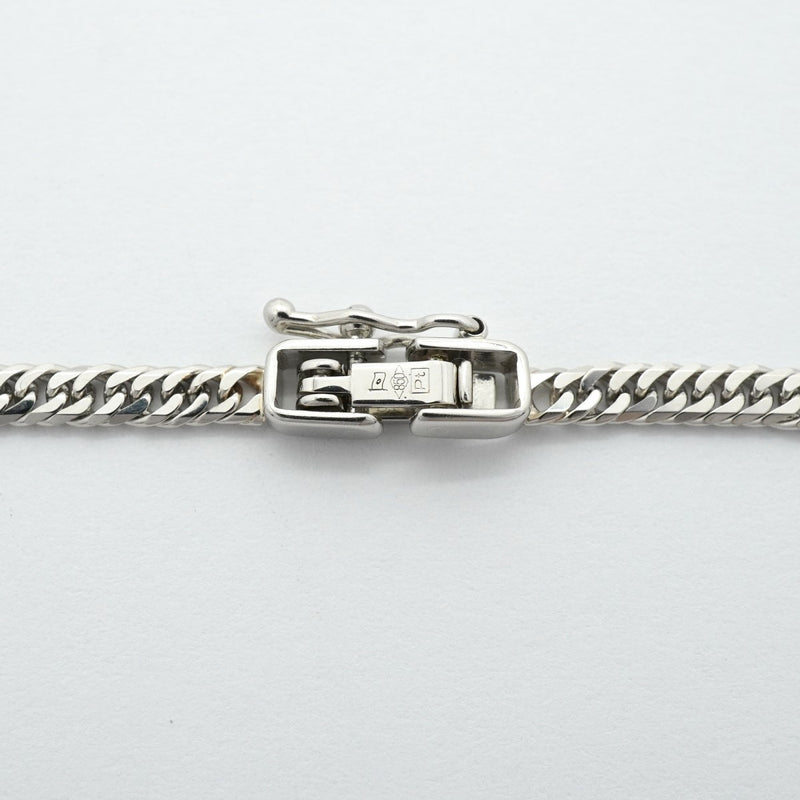 【6khf0044】喜平 ネックレス Pt850 プラチナ 6面 ダブル 50.2cm 12.8g キヘイ【中古】メンズ レディース ユニセックス