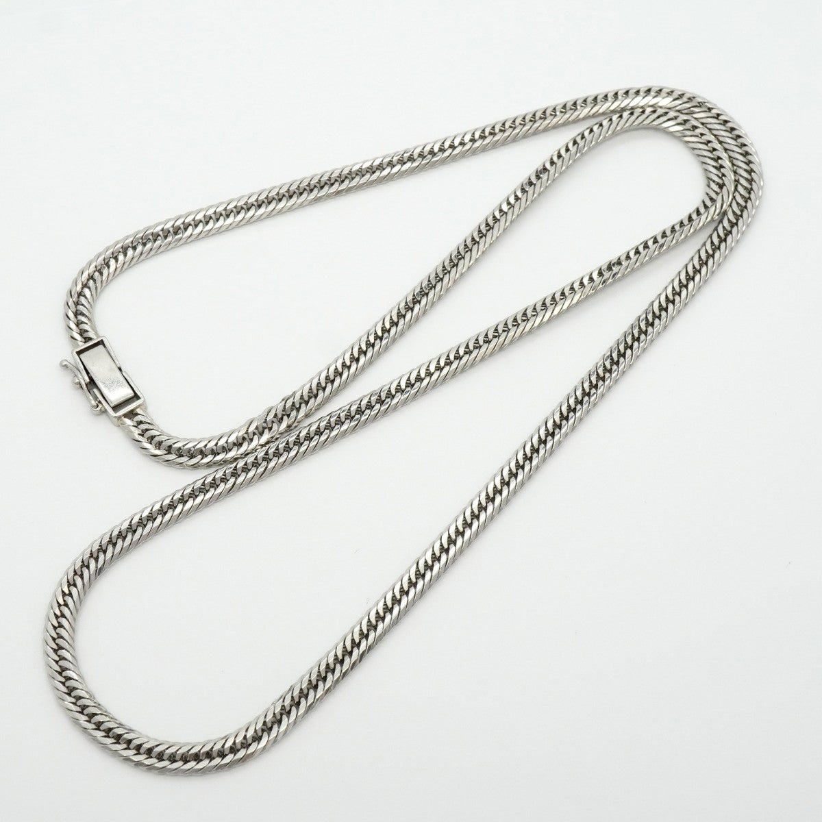 【6khf0048】喜平 ネックレス Pt850 プラチナ トリプル 12面 51.2cm 30.4g キヘイ【中古】メンズ レディース ユニセックス