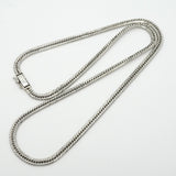 【6khf0048】喜平 ネックレス Pt850 プラチナ トリプル 12面 51.2cm 30.4g キヘイ【中古】メンズ レディース ユニセックス