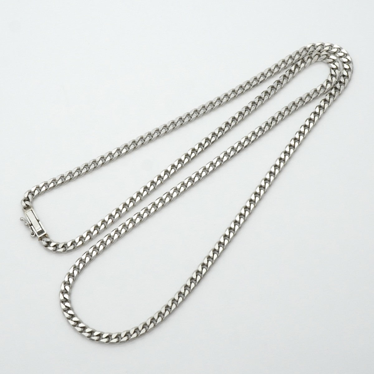 【6khf0049】喜平 ネックレス Pt850 プラチナ 8面 シングル 50.6cm 30.5g キヘイ【中古】メンズ レディース ユニセックス