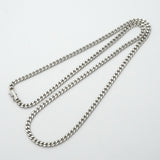 【6khf0049】喜平 ネックレス Pt850 プラチナ 8面 シングル 50.6cm 30.5g キヘイ【中古】メンズ レディース ユニセックス