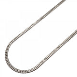 【6khf0051】喜平 ネックレス Pt850 プラチナ 6面 ダブル 50cm 20.6g キヘイ【中古】メンズ レディース ユニセックス