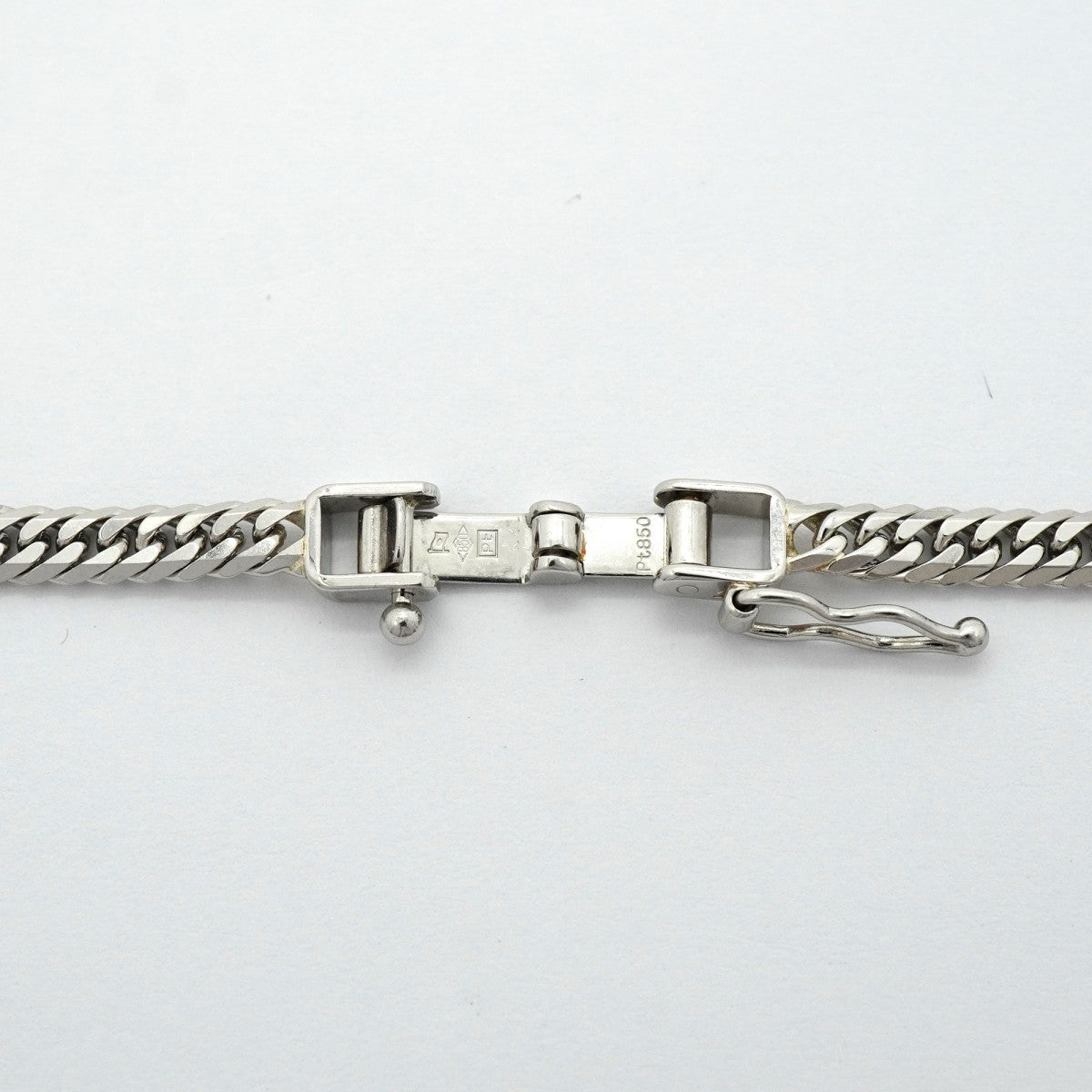 【6khf0051】喜平 ネックレス Pt850 プラチナ 6面 ダブル 50cm 20.6g キヘイ【中古】メンズ レディース ユニセックス