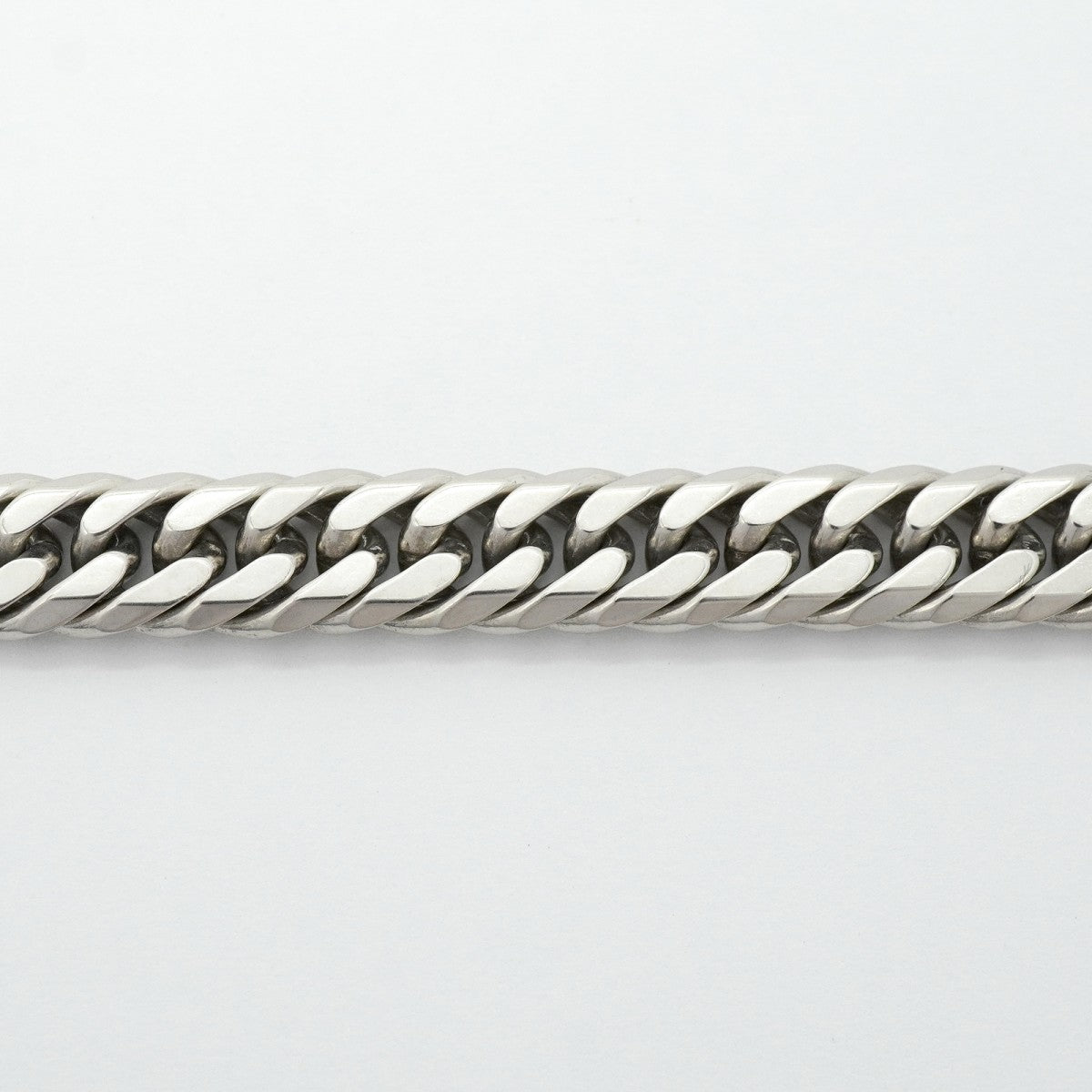 【6khf0053】喜平 ネックレス Pt850 プラチナ 6面 ダブル 61.1cm 151.2g キヘイ【中古】メンズ レディース ユニセックス