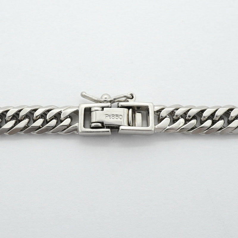 【6khg0002】喜平 ネックレス Pt850 プラチナ 6面 ダブル 60.7cm 50.9g キヘイ【中古】メンズ レディース ユニセックス