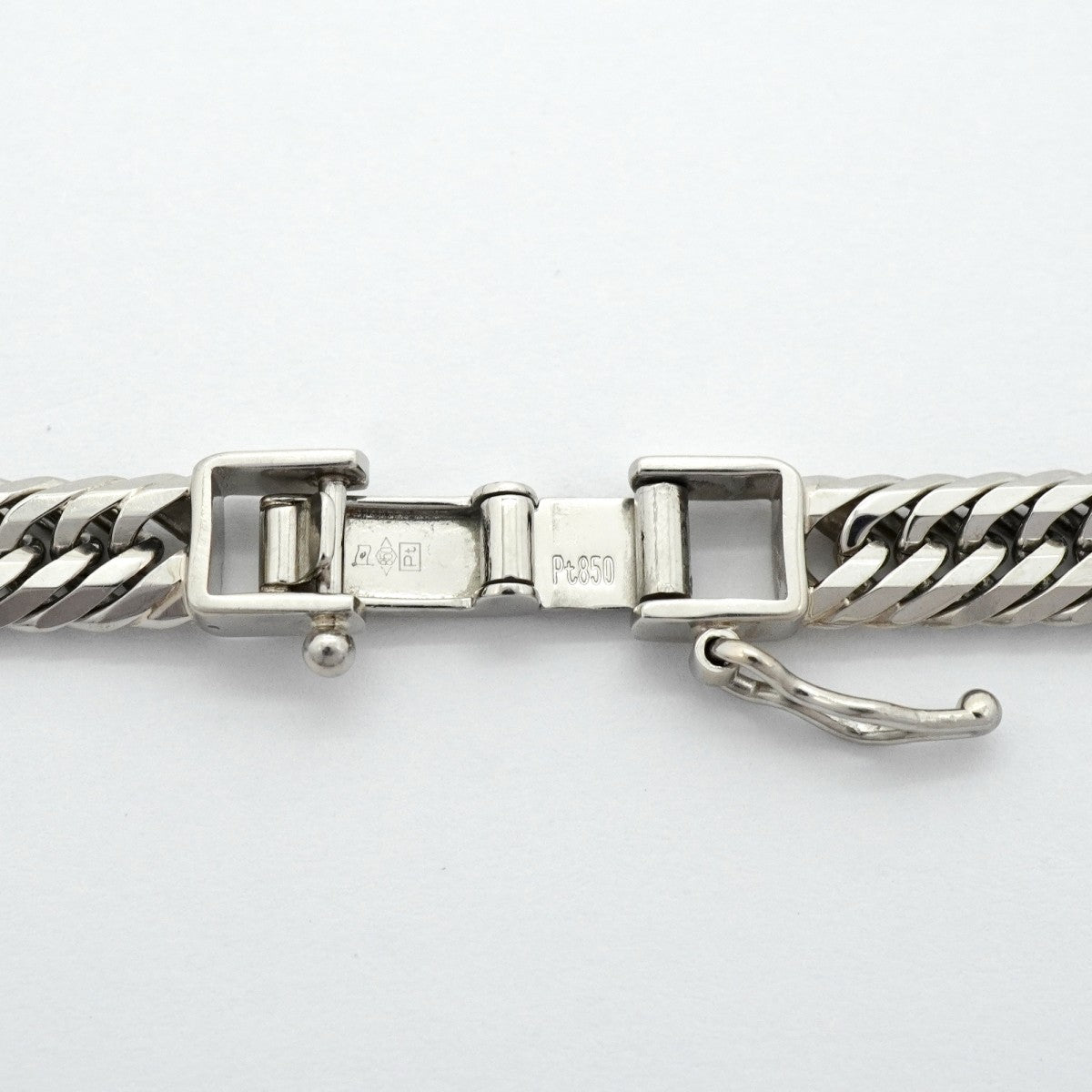 【6khg0003】喜平 ネックレス Pt850 プラチナ トリプル 12面 50.7cm 51.6g キヘイ【中古】メンズ レディース ユニセックス