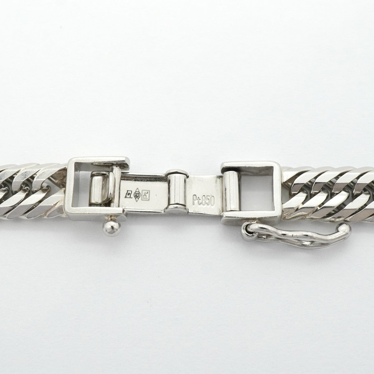 【6khg0004】喜平 ネックレス Pt850 プラチナ トリプル 12面 51.2cm 50.2g キヘイ【中古】メンズ レディース ユニセックス