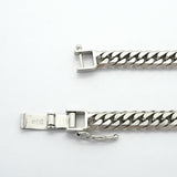【6khg0005】喜平 ブレスレット Pt850 プラチナ 6面 ダブル 20.4cm 20.4g キヘイ【中古】メンズ レディース ユニセックス