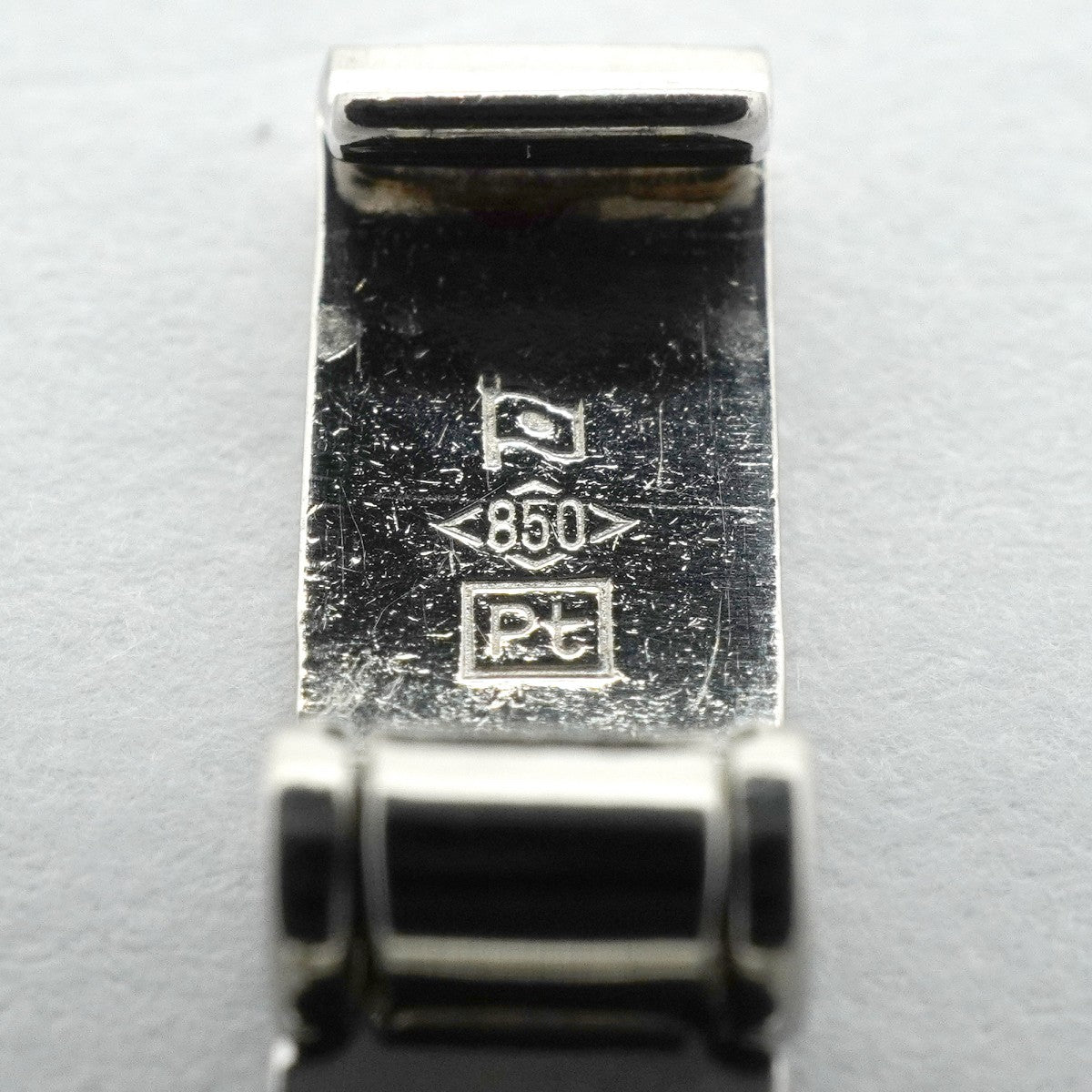 【6khg0005】喜平 ブレスレット Pt850 プラチナ 6面 ダブル 20.4cm 20.4g キヘイ【中古】メンズ レディース ユニセックス