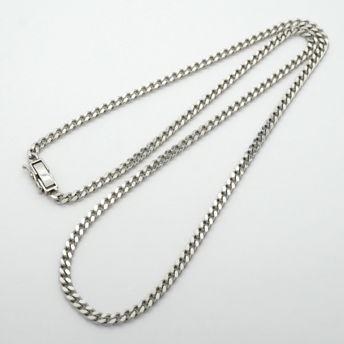 【6khg0007】喜平 ネックレス Pt850 プラチナ 2面 シングル 50.7cm 30.2g キヘイ【中古】メンズ レディース ユニセックス