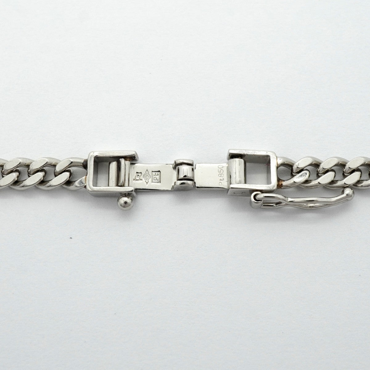 【6khg0007】喜平 ネックレス Pt850 プラチナ 2面 シングル 50.7cm 30.2g キヘイ【中古】メンズ レディース ユニセックス