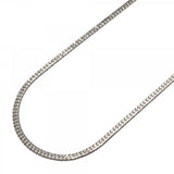 【6khg0008】喜平 ネックレス Pt850 プラチナ 6面 ダブル 51cm 11.2g キヘイ【中古】メンズ レディース ユニセックス