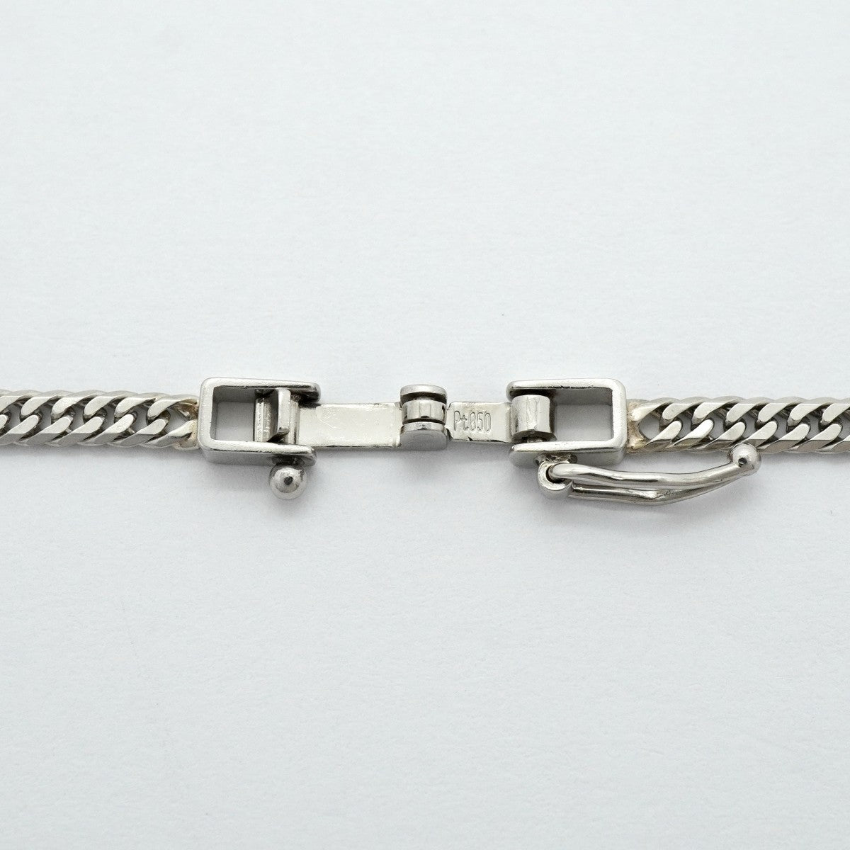 【6khg0008】喜平 ネックレス Pt850 プラチナ 6面 ダブル 51cm 11.2g キヘイ【中古】メンズ レディース ユニセックス