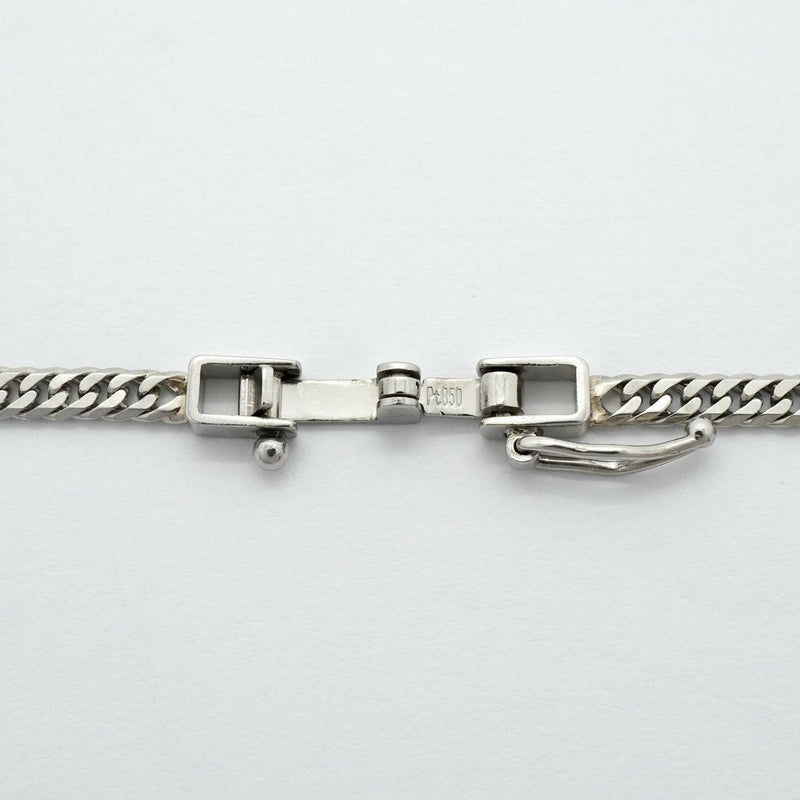 【6khg0008】喜平 ネックレス Pt850 プラチナ 6面 ダブル 51cm 11.2g キヘイ【中古】メンズ レディース ユニセックス