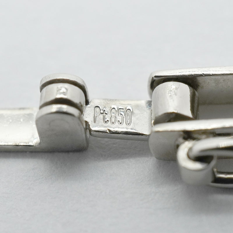 【6khg0008】喜平 ネックレス Pt850 プラチナ 6面 ダブル 51cm 11.2g キヘイ【中古】メンズ レディース ユニセックス
