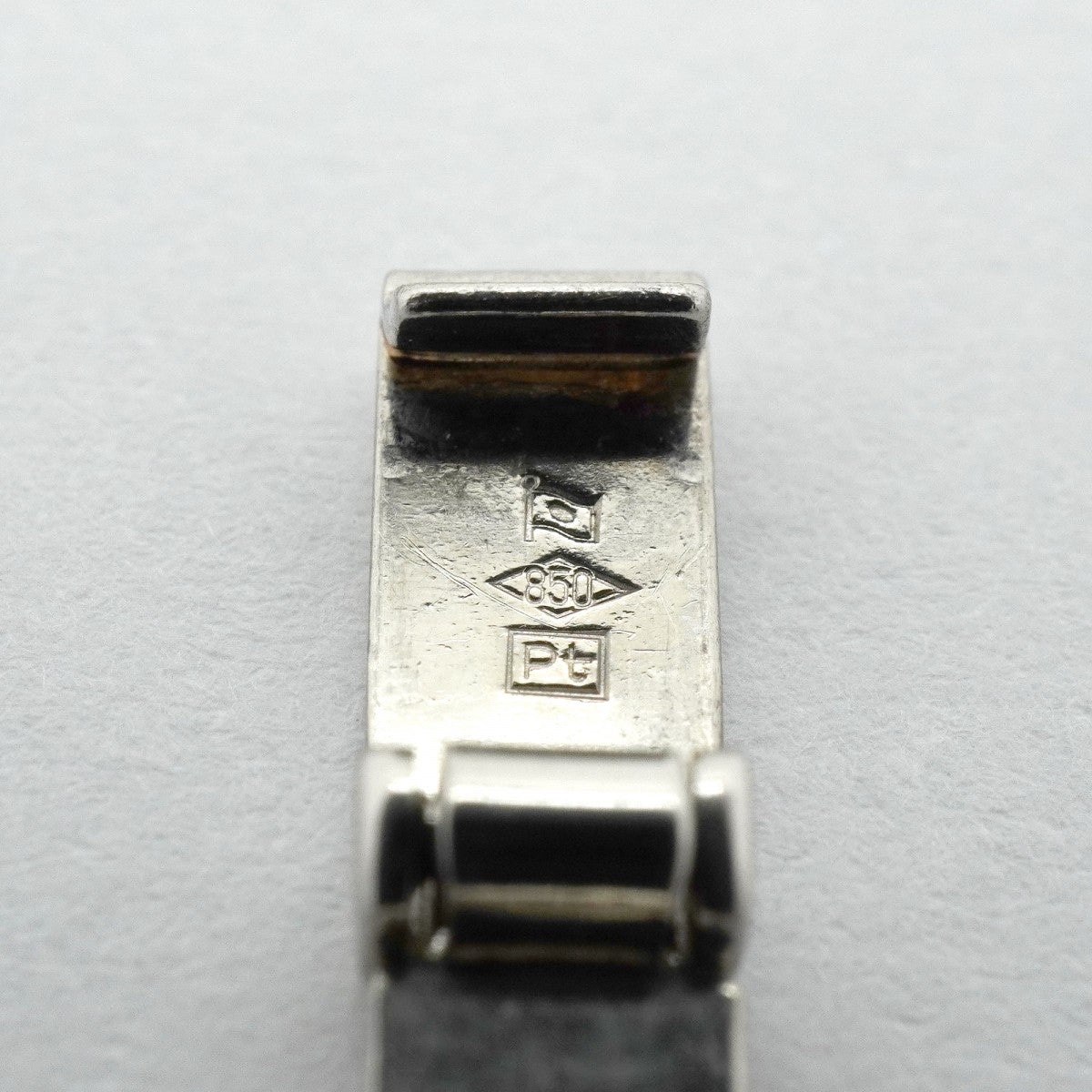 【6khg0009】喜平 ブレスレット Pt850 プラチナ 6面 ダブル 18.5cm 20.4g キヘイ【中古】メンズ レディース ユニセックス