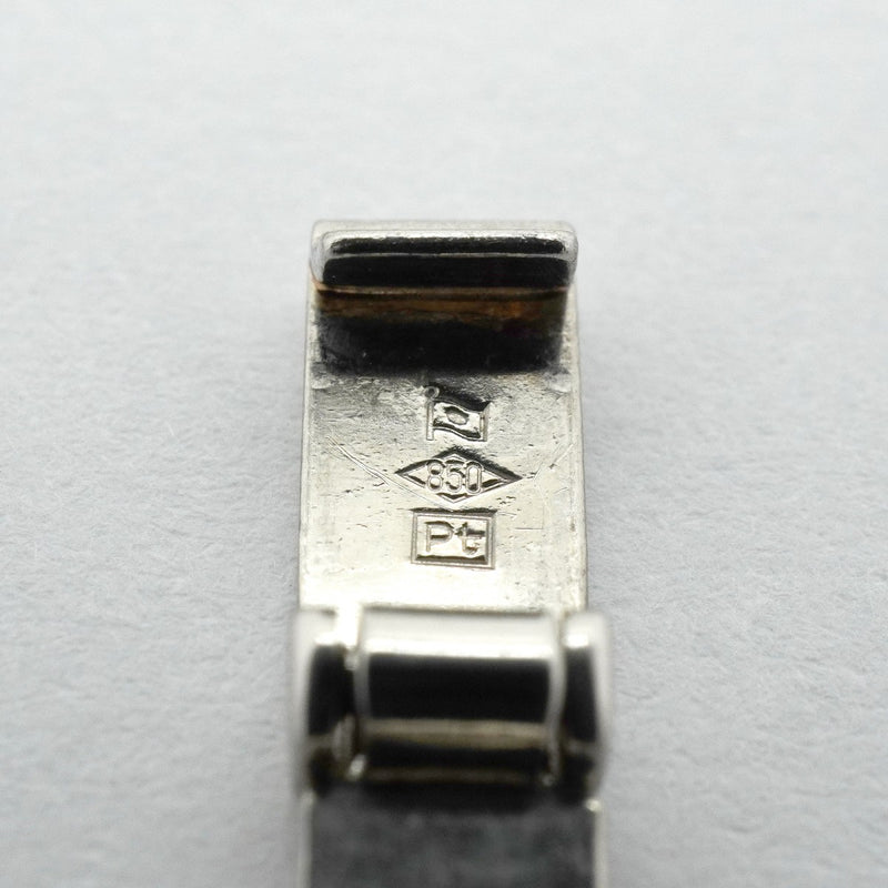 【6khg0009】喜平 ブレスレット Pt850 プラチナ 6面 ダブル 18.5cm 20.4g キヘイ【中古】メンズ レディース ユニセックス