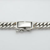 【6khg0010】喜平 ブレスレット Pt850 プラチナ 6面 ダブル 18.5cm 20.3g キヘイ【中古】メンズ レディース ユニセックス