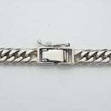 【6khg0010】喜平 ブレスレット Pt850 プラチナ 6面 ダブル 18.5cm 20.3g キヘイ【中古】メンズ レディース ユニセックス