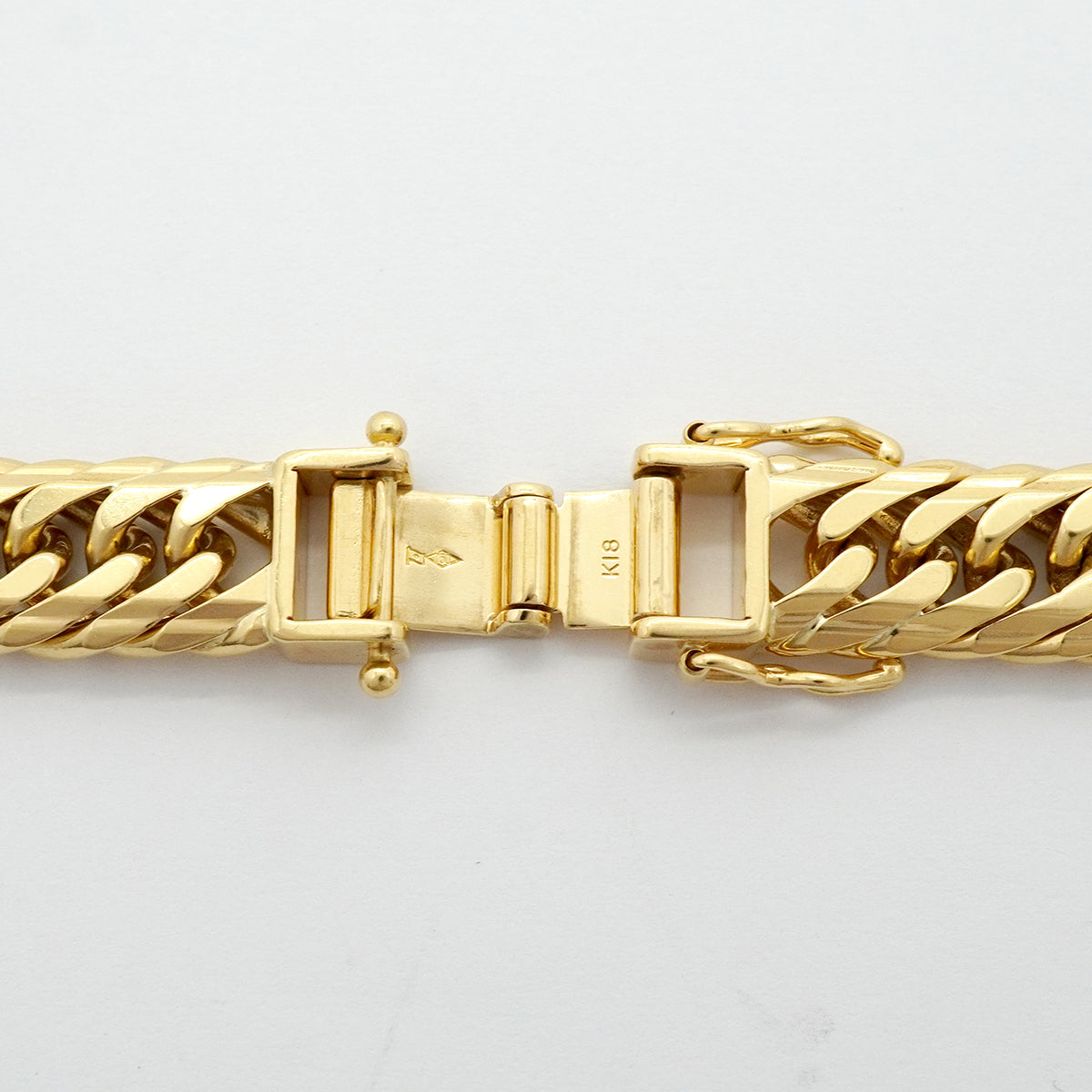 【6khg0011】喜平 ネックレス K18 ゴールド トリプル 14面 60.5cm 150.6g キヘイ 18金【中古】メンズ レディース ユニセックス