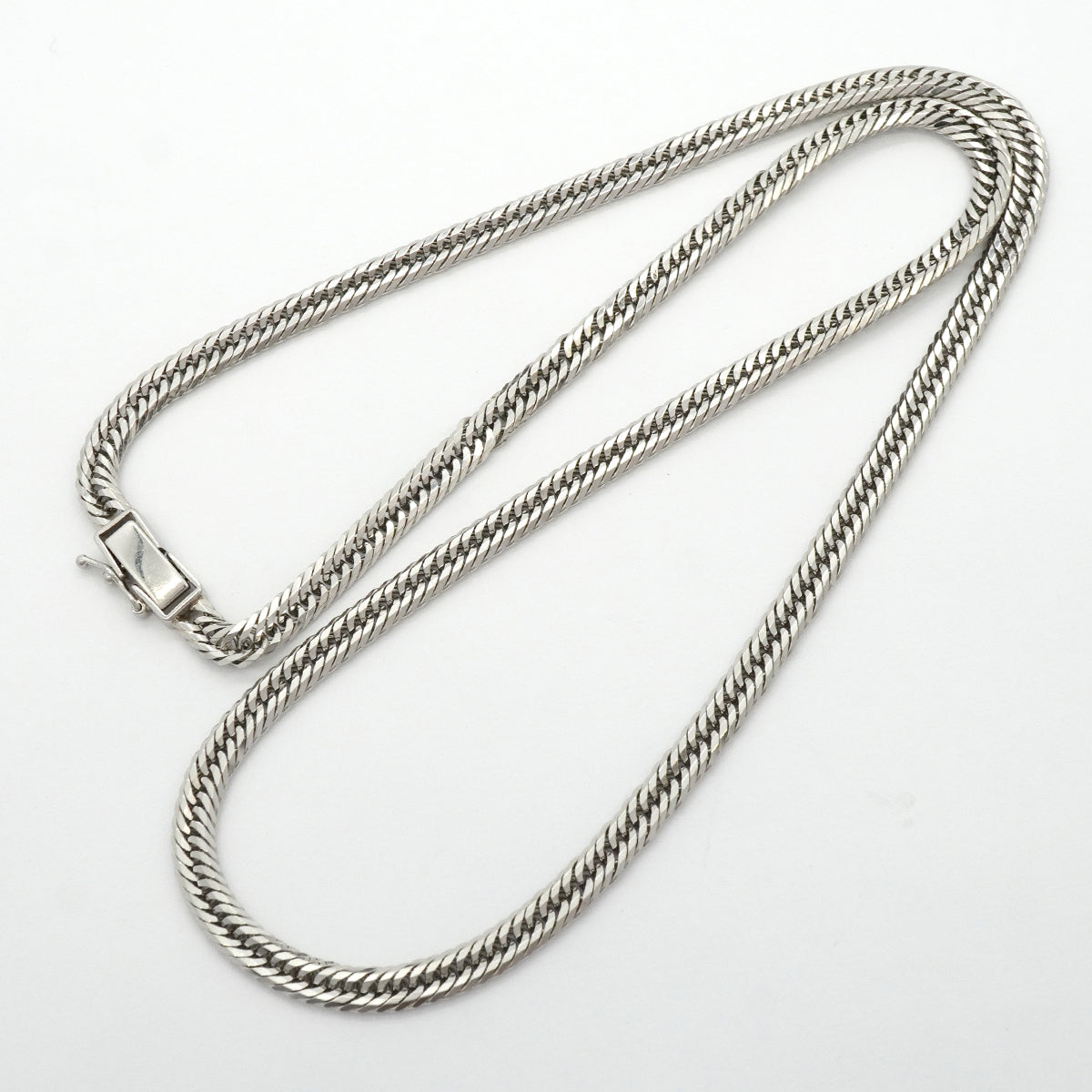 【6khg0013】喜平 ネックレス Pt850 プラチナ トリプル 12面 50.9cm 30.2g キヘイ【中古】メンズ レディース ユニセックス