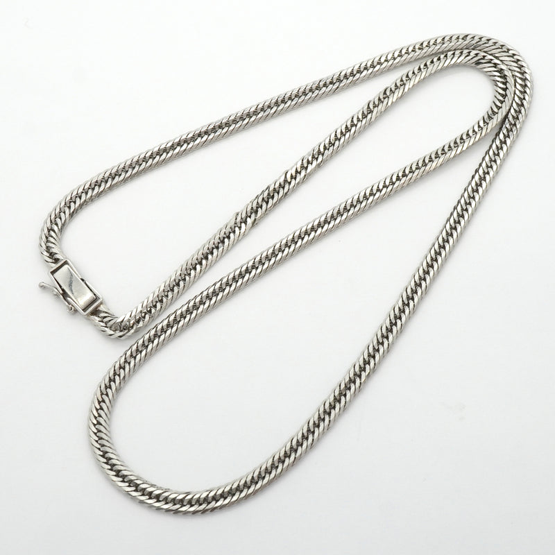 【6khg0013】喜平 ネックレス Pt850 プラチナ トリプル 12面 50.9cm 30.2g キヘイ【中古】メンズ レディース ユニセックス