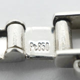 【6khg0014】喜平 ネックレス Pt850 プラチナ トリプル 12面 45.5cm 46.1g キヘイ【中古】メンズ レディース ユニセックス