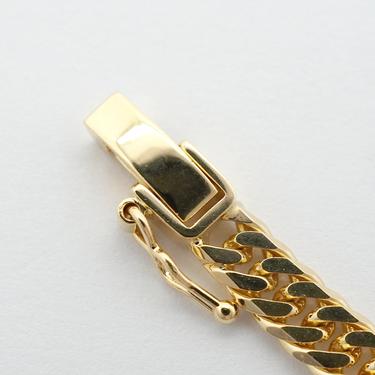 【6khg0015】喜平 ブレスレット K18 ゴールド 6面 ダブル 18.1cm 10.2g キヘイ 18金【中古】メンズ レディース ユニセックス