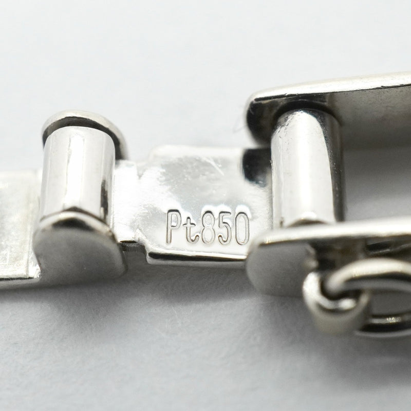 【6khg0016】喜平 ブレスレット Pt850 プラチナ トリプル 12面 18.7cm 12g キヘイ【中古】メンズ レディース ユニセックス