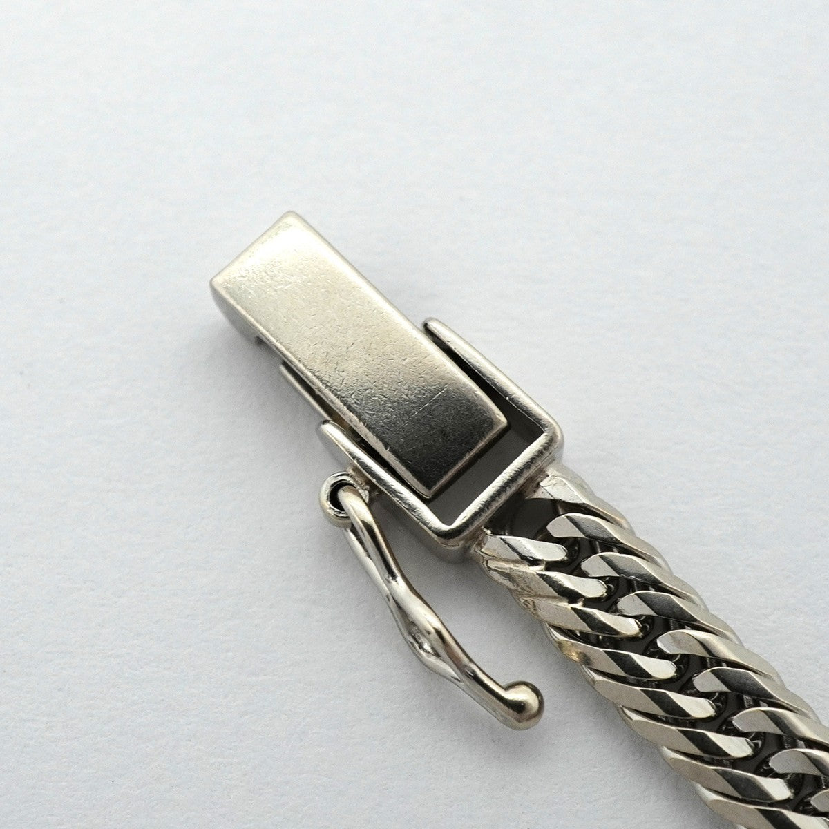 【6khg0016】喜平 ブレスレット Pt850 プラチナ トリプル 12面 18.7cm 12g キヘイ【中古】メンズ レディース ユニセックス