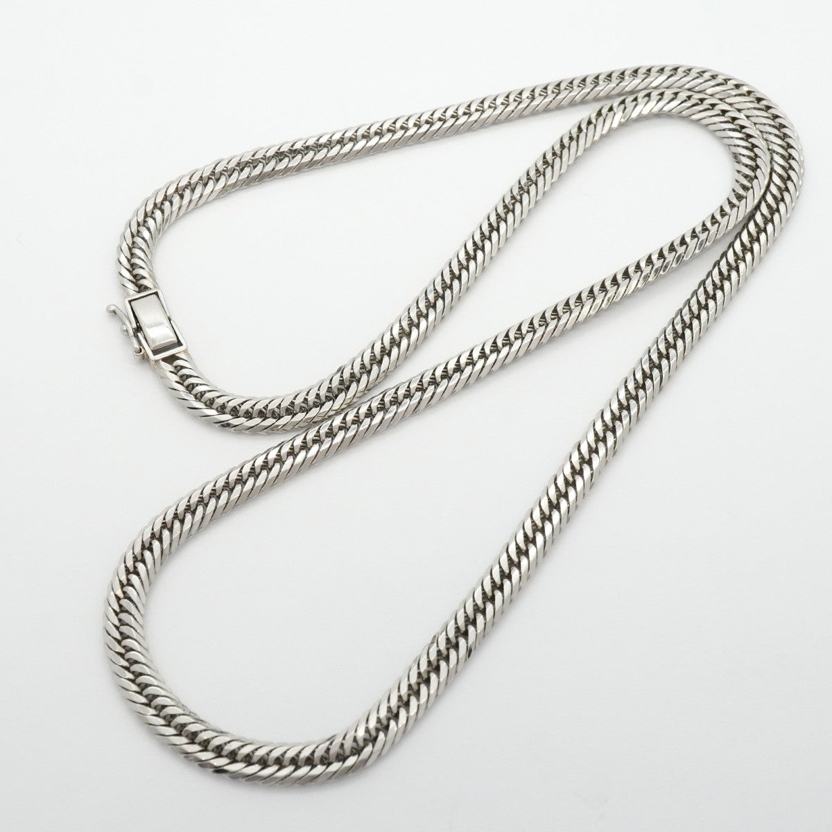 【6khg0019】喜平 ネックレス Pt850 プラチナ トリプル 12面 55.9cm 55.6g キヘイ【中古】メンズ レディース ユニセックス