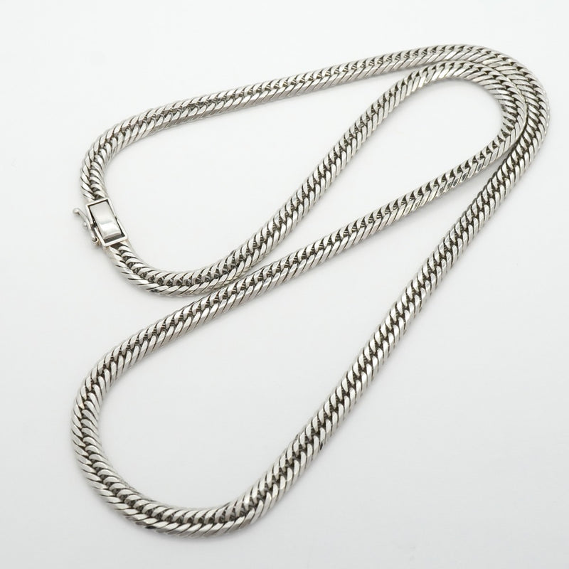 【6khg0019】喜平 ネックレス Pt850 プラチナ トリプル 12面 55.9cm 55.6g キヘイ【中古】メンズ レディース ユニセックス