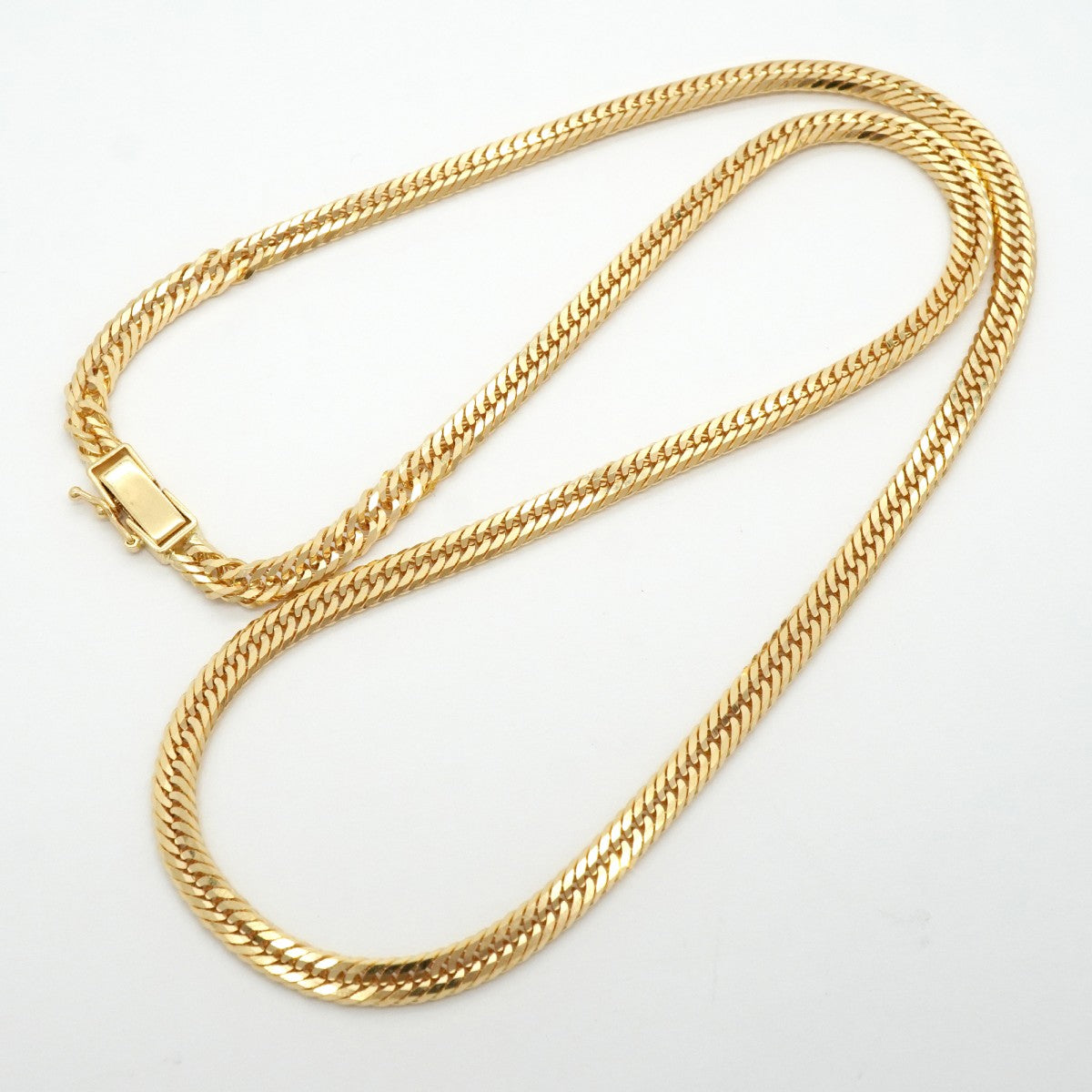 【6khg0021】喜平 ネックレス K18 ゴールド トリプル 12面 50.6cm 25.9g キヘイ 18金【中古】メンズ レディース ユニセックス