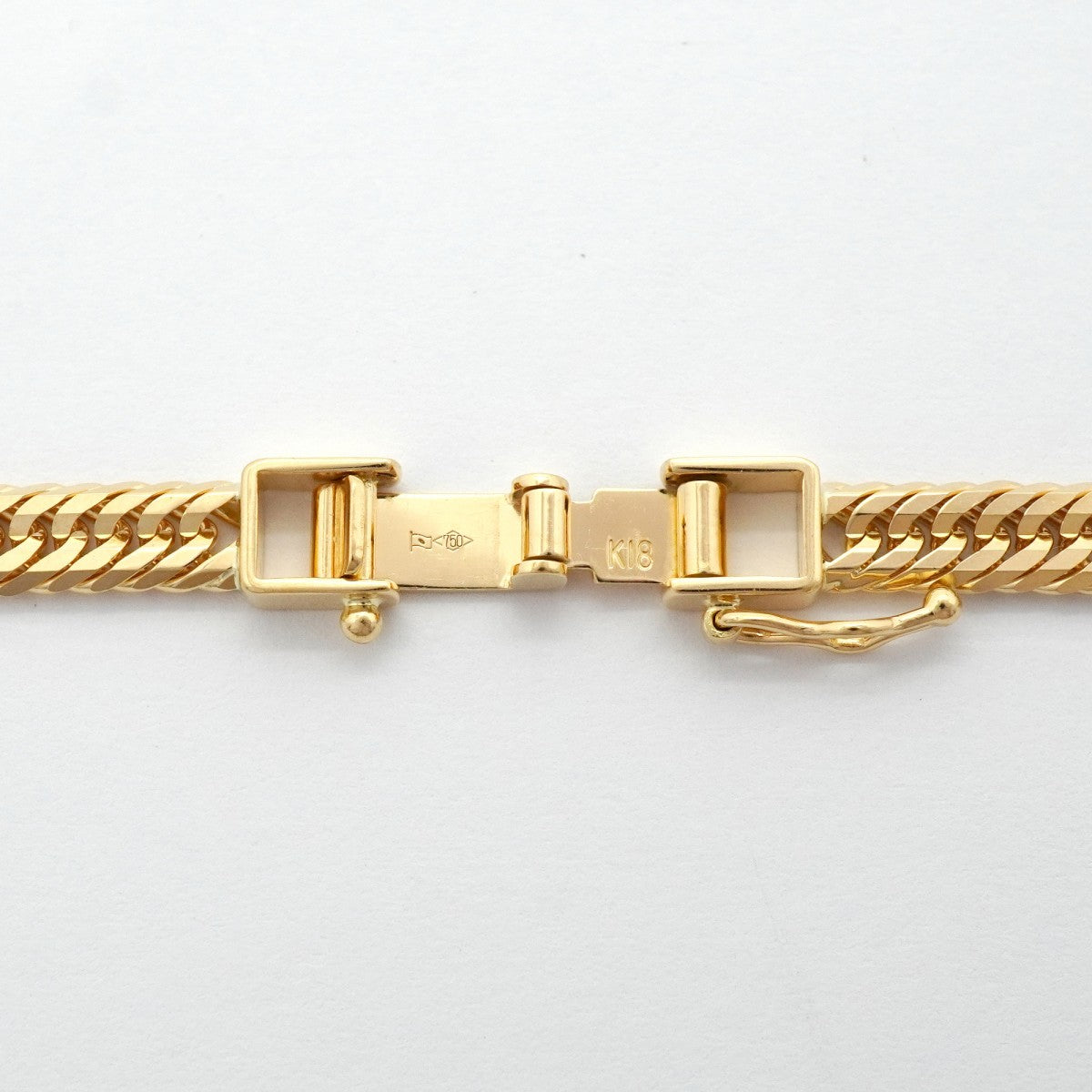 【6khg0021】喜平 ネックレス K18 ゴールド トリプル 12面 50.6cm 25.9g キヘイ 18金【中古】メンズ レディース ユニセックス