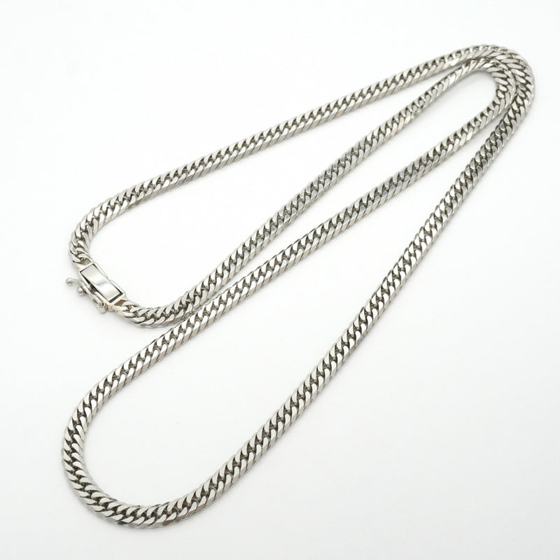 【6khg0022】喜平 ネックレス Pt850 プラチナ 6面 ダブル 50.1cm 30.5g キヘイ【中古】メンズ レディース ユニセックス