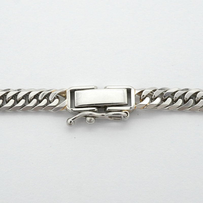 【6khg0022】喜平 ネックレス Pt850 プラチナ 6面 ダブル 50.1cm 30.5g キヘイ【中古】メンズ レディース ユニセックス