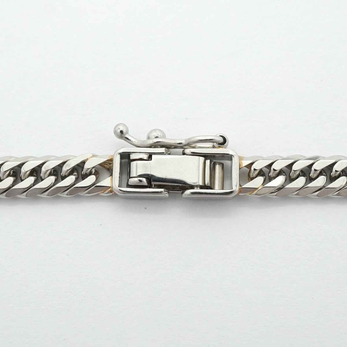 【6khg0022】喜平 ネックレス Pt850 プラチナ 6面 ダブル 50.1cm 30.5g キヘイ【中古】メンズ レディース ユニセックス