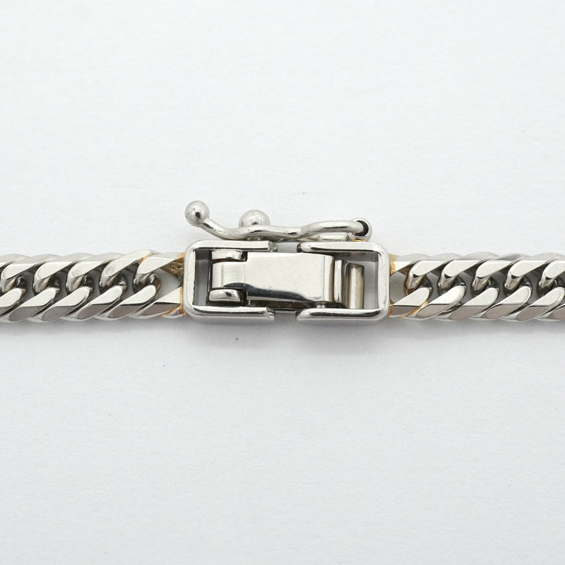 【6khg0022】喜平 ネックレス Pt850 プラチナ 6面 ダブル 50.1cm 30.5g キヘイ【中古】メンズ レディース ユニセックス