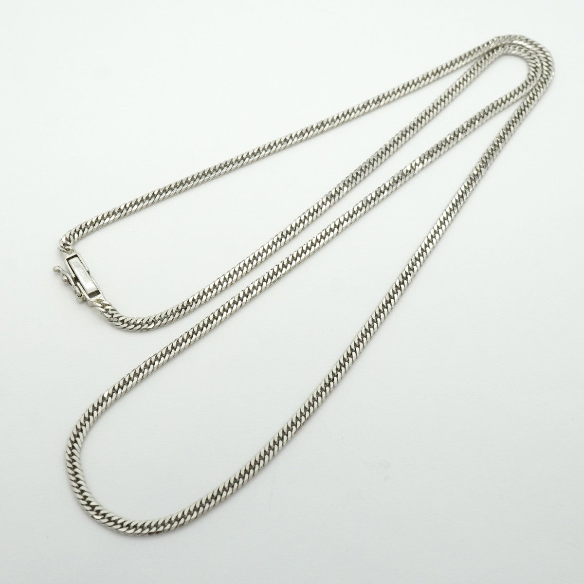 【6khg0023】喜平 ネックレス Pt850 プラチナ 6面 ダブル 50.3cm 12.8g キヘイ【中古】メンズ レディース ユニセックス