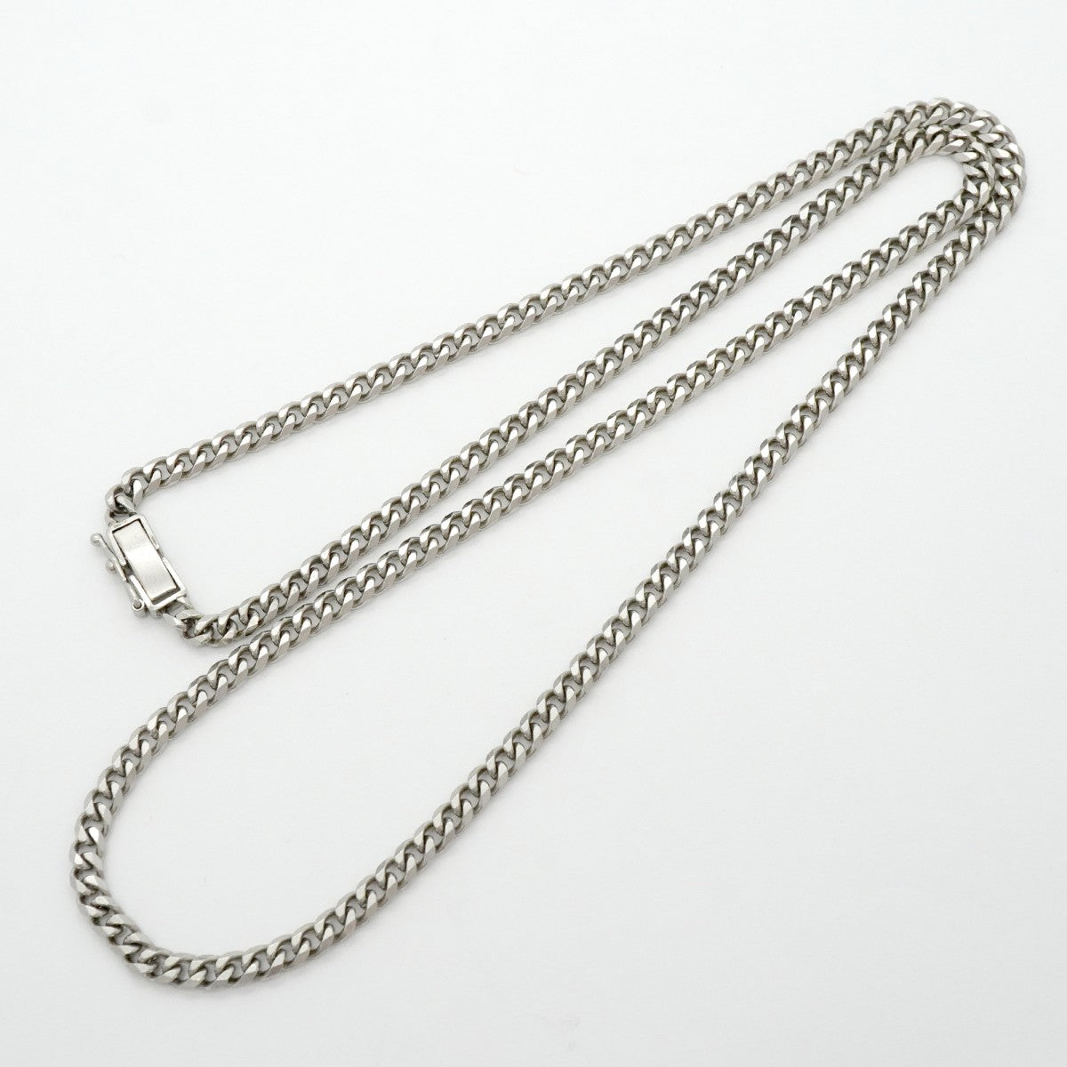 【6khg0024】喜平 ネックレス Pt850 プラチナ 8面 シングル 52.1cm 30.1g キヘイ【中古】メンズ レディース ユニセックス