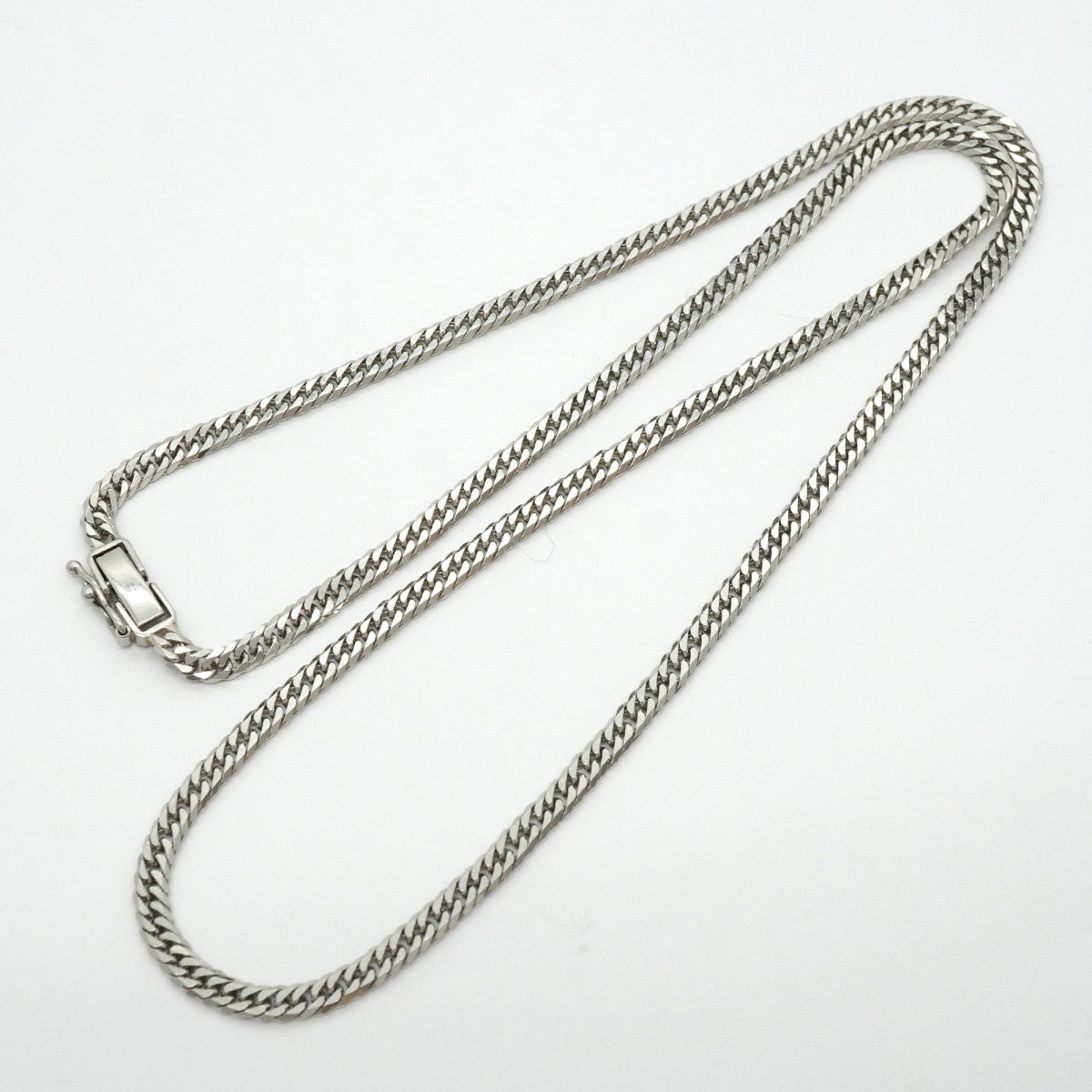 【6khg0025】喜平 ネックレス Pt850 プラチナ 6面 ダブル 50.5cm 20.2g キヘイ【中古】メンズ レディース ユニセックス