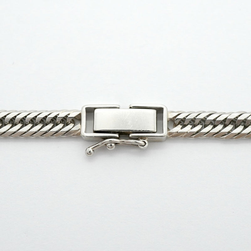 【6khg0026】喜平 ブレスレット Pt850 プラチナ トリプル 12面 22.6cm 14.5g キヘイ【中古】メンズ レディース ユニセックス